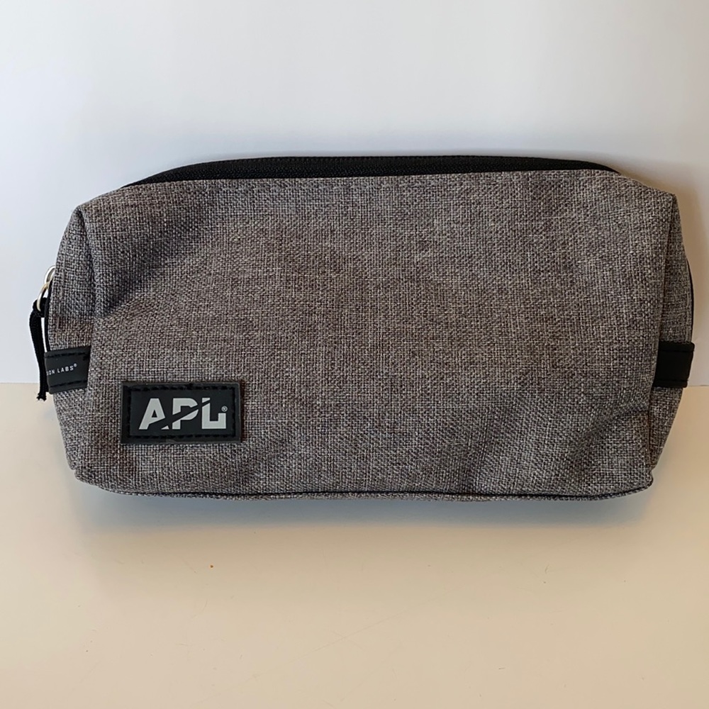 Athletic Propulsion Labs (APL) Gray Zippered Toiletry Bag